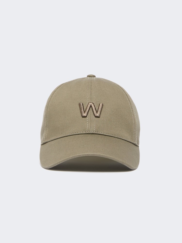 포자 코튼 볼캡 - OLIVE GREEN