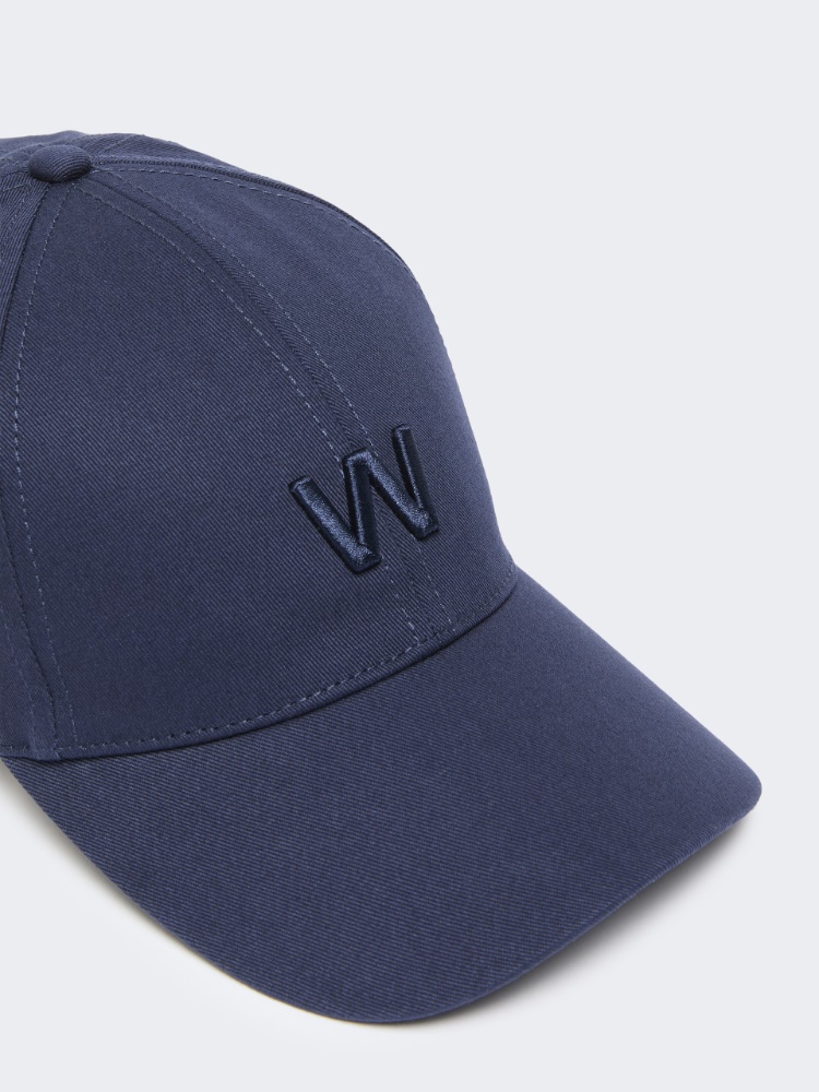 Cappello baseball in canvas - BLU NOTTE - 2