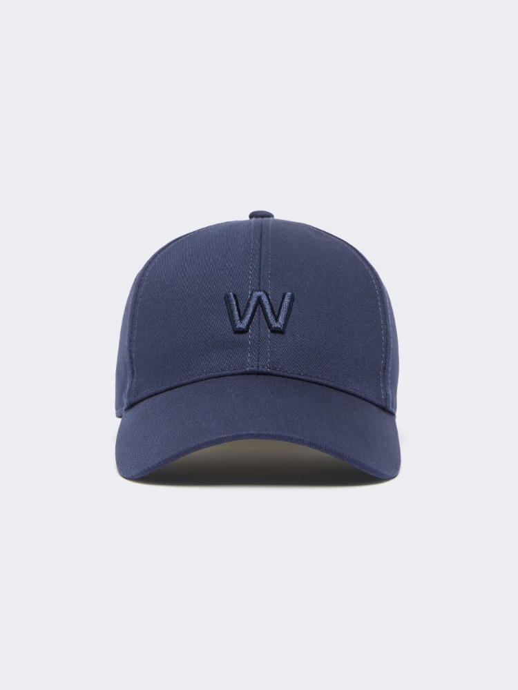 Cappello baseball in canvas - BLU NOTTE