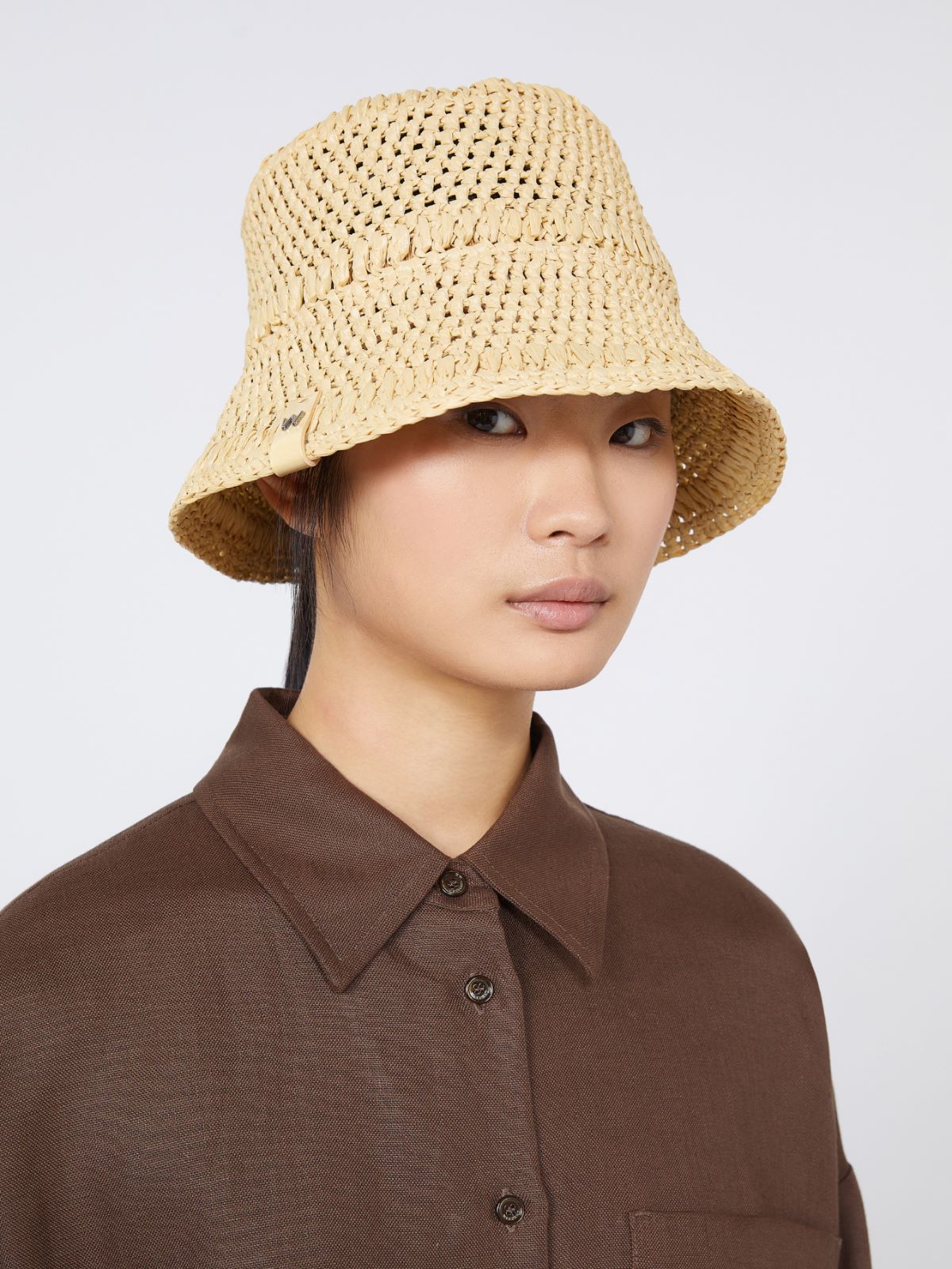 프라고레 비스코스 버킷햇 + BEIGE - Max Mara