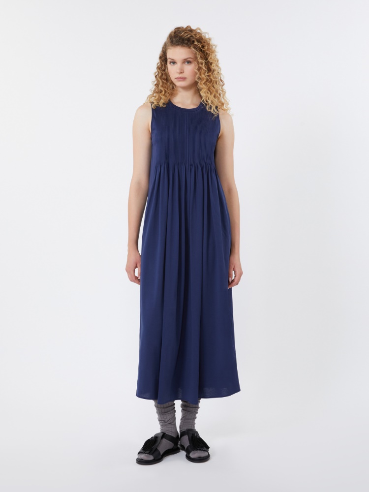 Abito fluido in jersey di cotone - BLU - Max Mara - 2