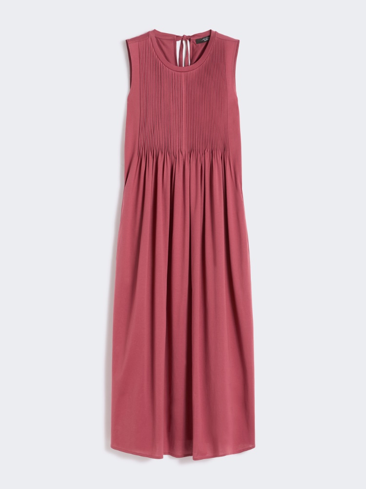 Cotton jersey fluid dress - CHERRY - Max Mara