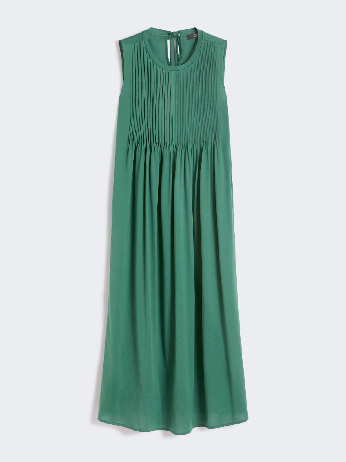 Cotton jersey fluid dress - GREEN - Max Mara - 5