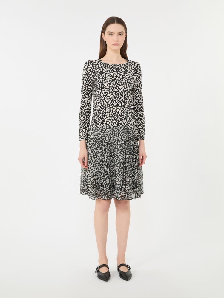 [サティラ] ビスコース ジャージー ドレス - BLACK - 2