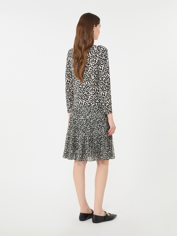 [サティラ] ビスコース ジャージー ドレス - BLACK - 3