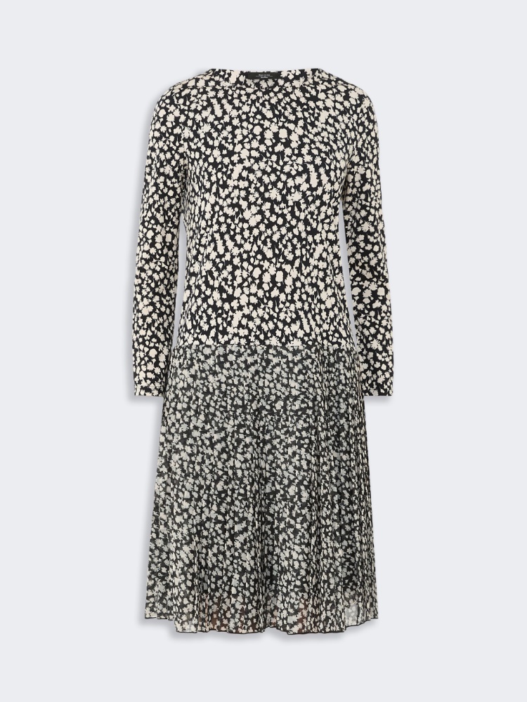 [サティラ] ビスコース ジャージー ドレス - BLACK - 5