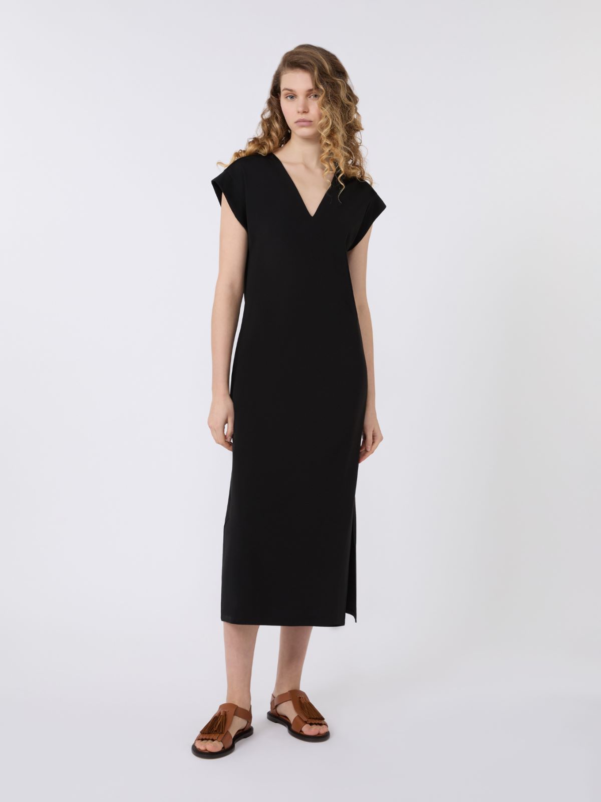 Milano jersey dress - BLACK - Max Mara - 2