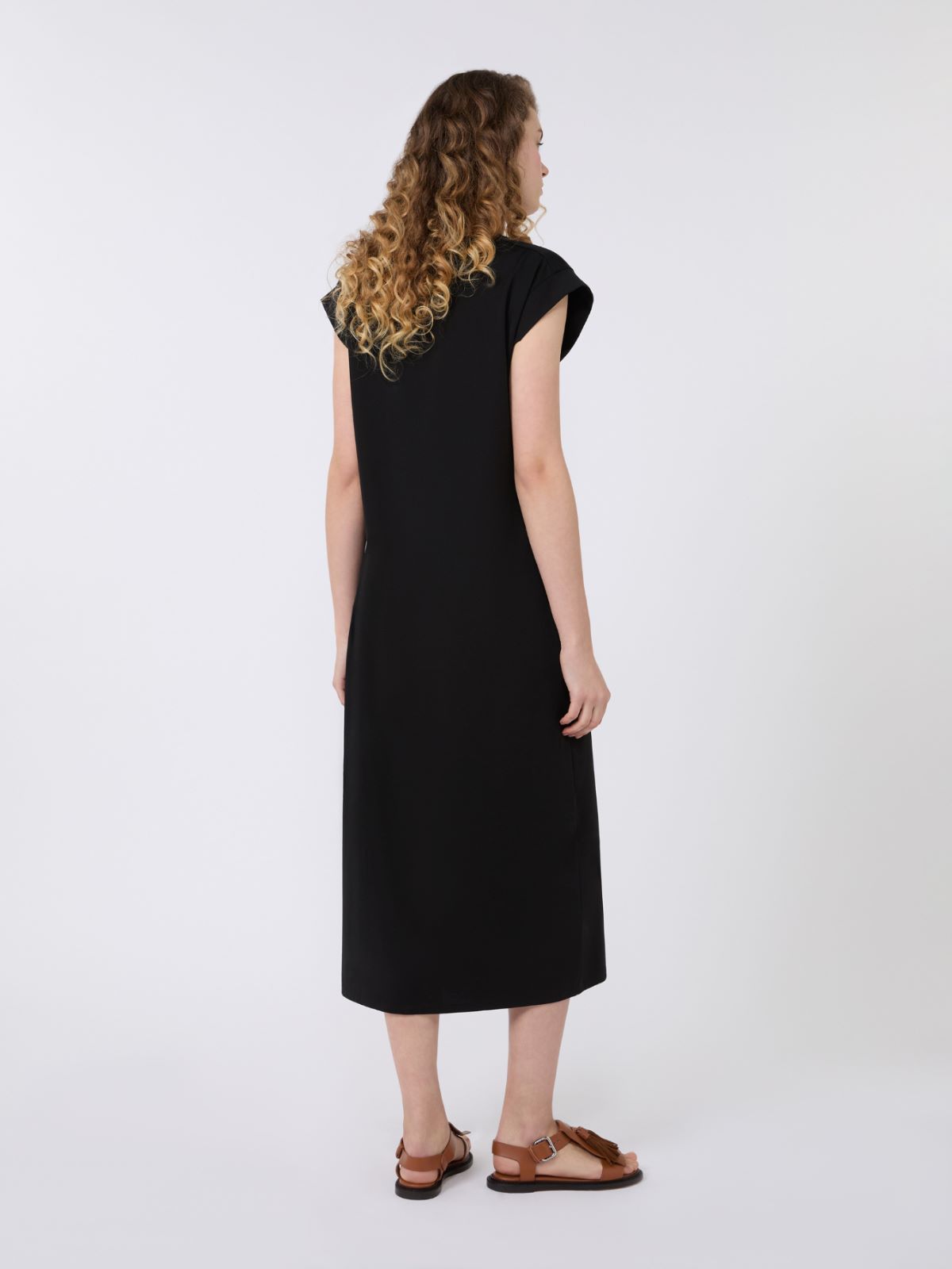 Milano jersey dress - BLACK - Max Mara - 3