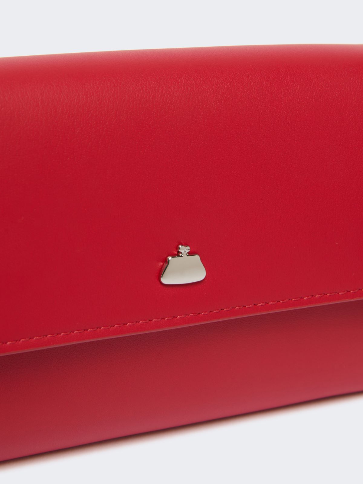 Leather phone pouch - ANTIQUE ROSE - Max Mara - 4