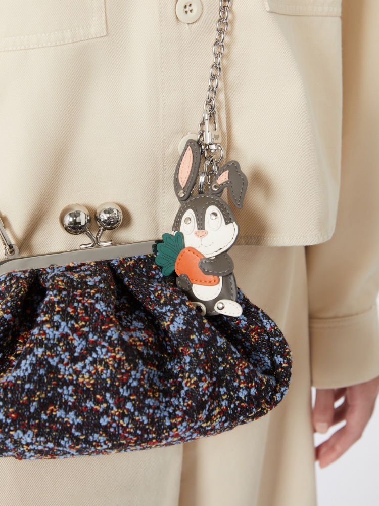 [ファンティーノ] カーフ レザー キーリング - LIGHT GREY - Max Mara