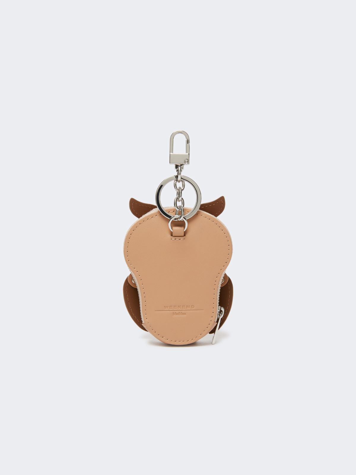 세타 레더 동전 지갑 키링 참 - BEIGE - Max Mara - 2