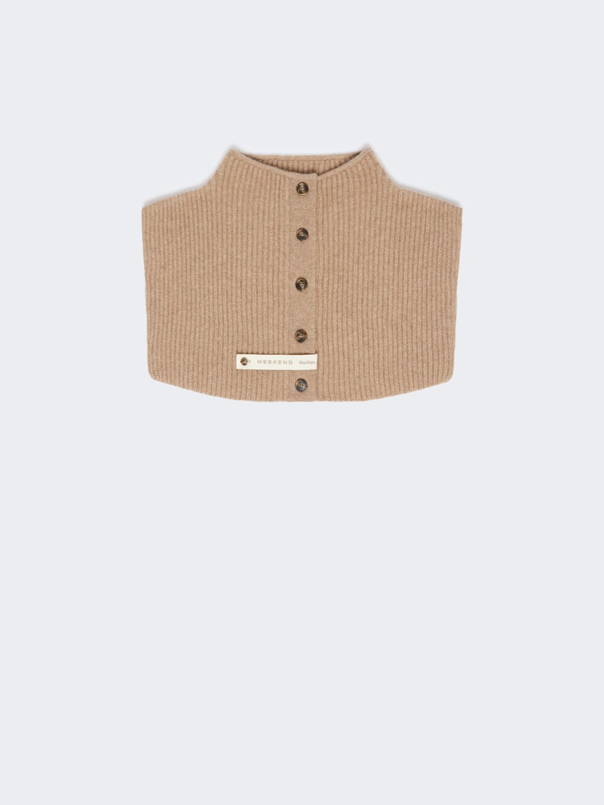 Cashmere knit collar - BEIGE SHADED - Max Mara - 10