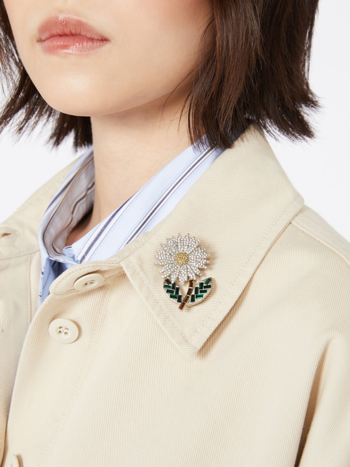 Broche de vidrio - AMARILLO - Max Mara - 3