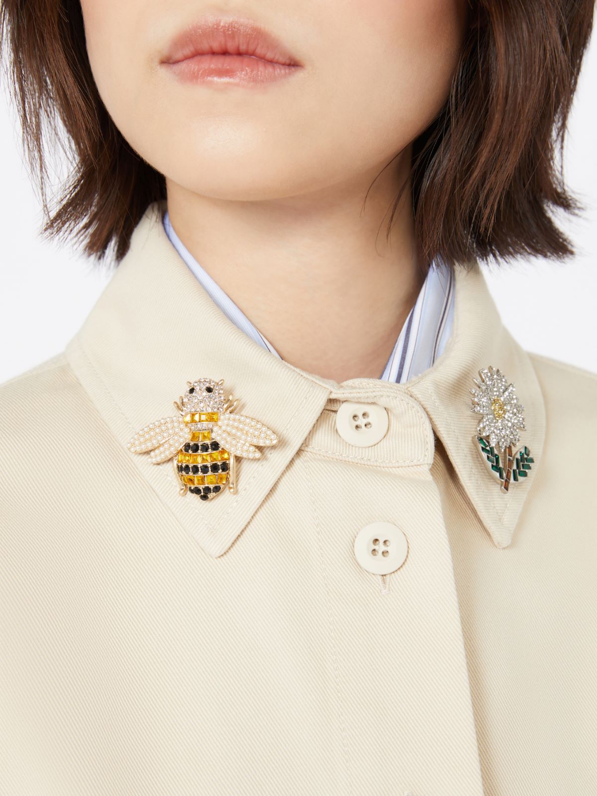 Broche de vidrio - NEGRO - Max Mara - 3