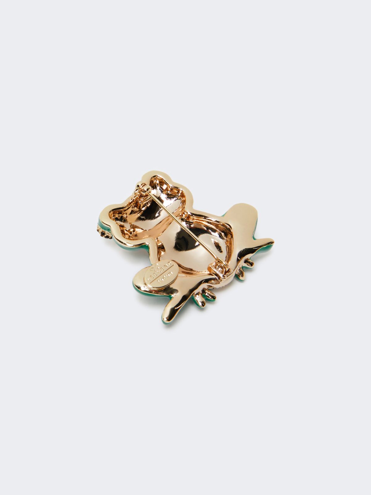 Enamel metal and glass brooch - GREEN - Max Mara - 3