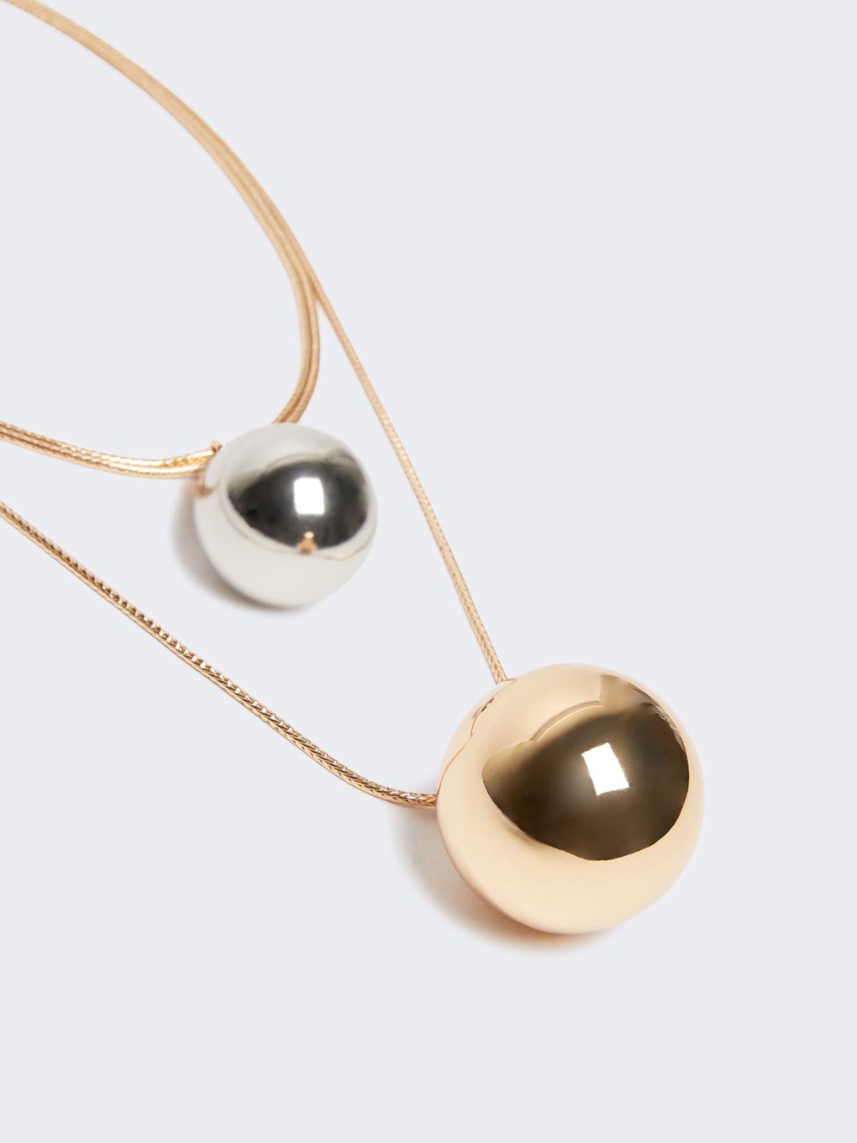 Pasticcino Bag metal necklace - GOLD - Max Mara - 3