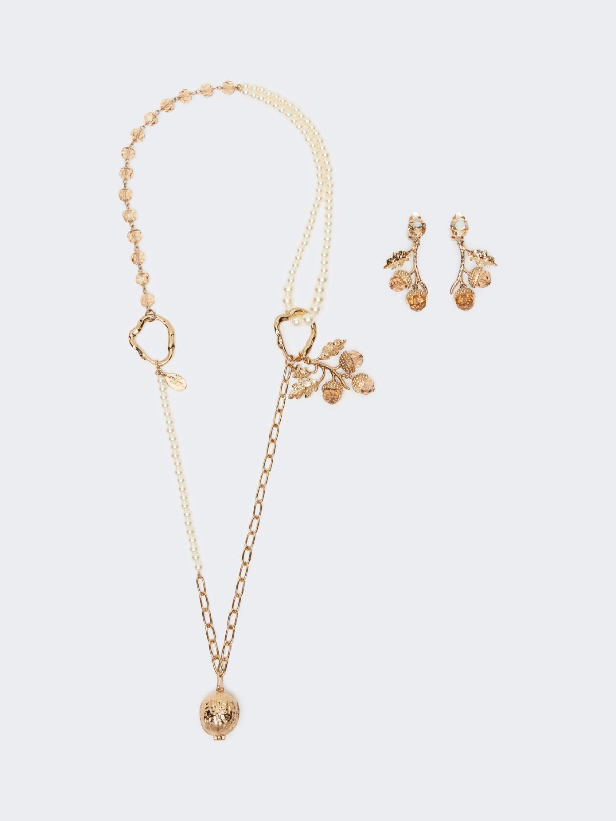 Set with charms and crystals - GOLD - Max Mara - 8