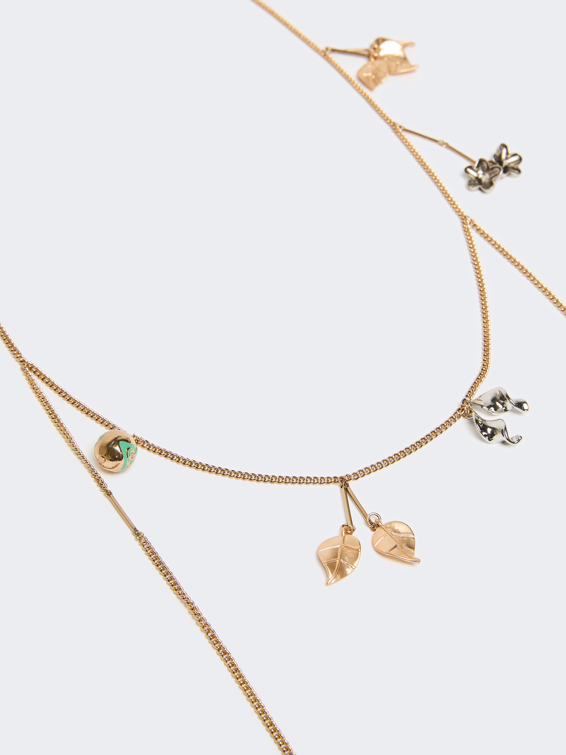 Set of metal and glass necklaces - EMERALD - Max Mara - 3