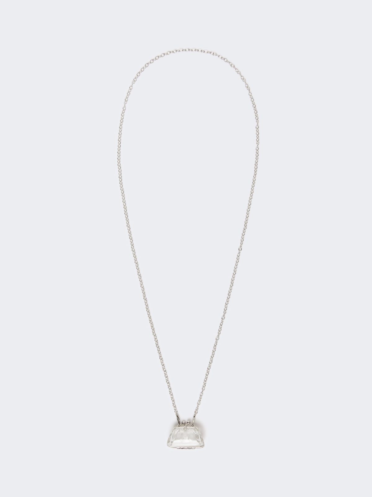 Pasticcino Bag-pendant necklace - TRANSPARENT - Max Mara - 4