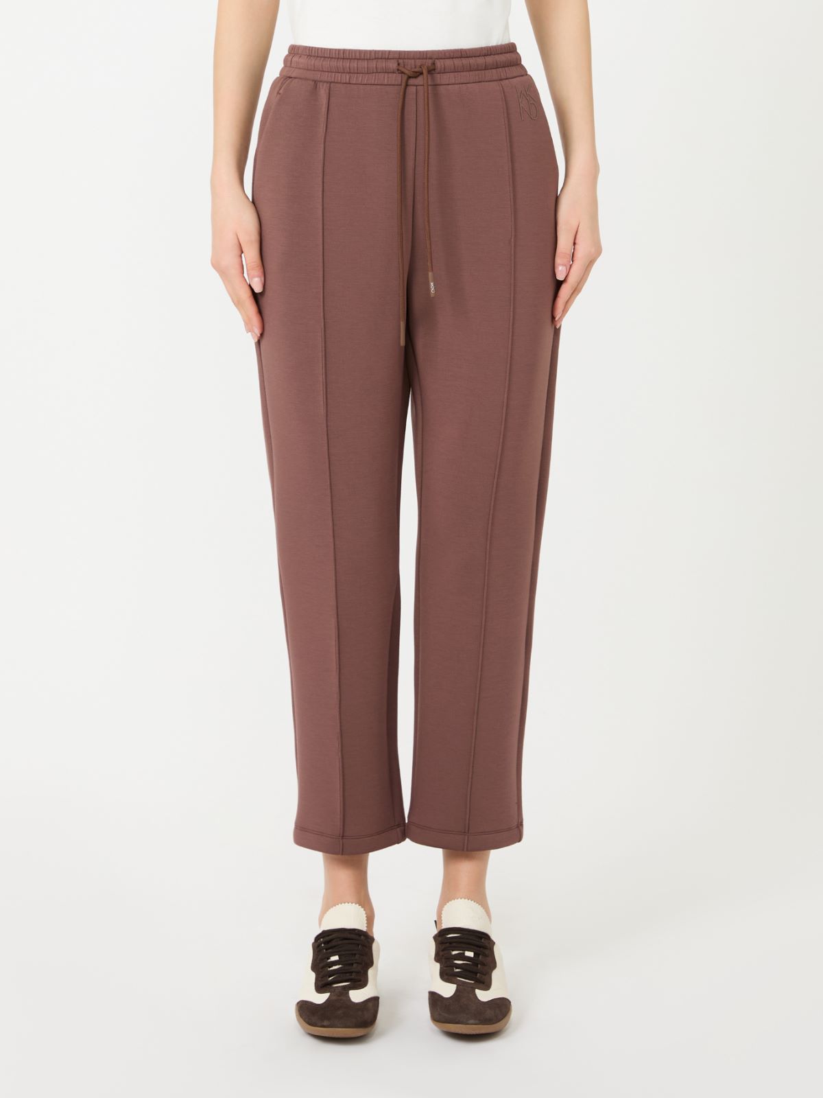 Pantalon en jersey scuba - BRUN - Max Mara - 2