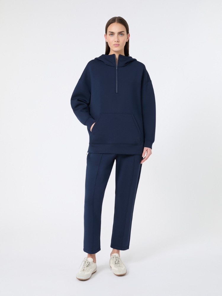 Scuba jersey trousers - NAVY - Max Mara