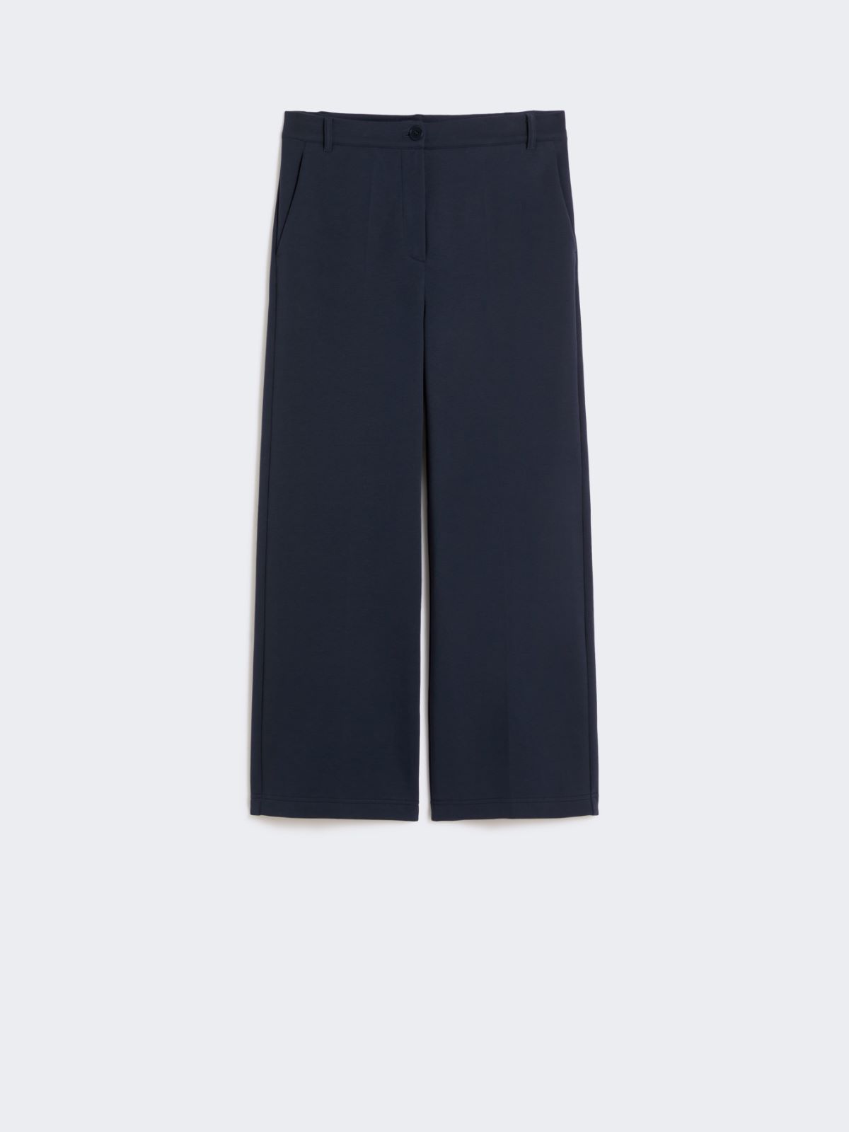 Double-faced jersey trousers - NAVY - Max Mara - 4