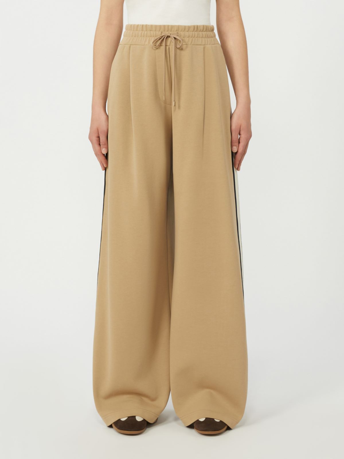 Pantalón de punto de algodón - AVELLANA - Max Mara - 4