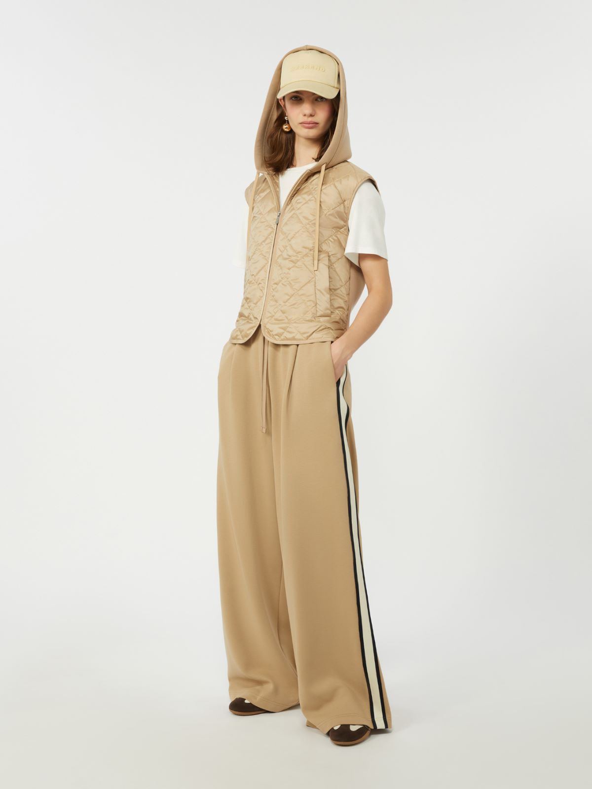 Pantalón de punto de algodón - AVELLANA - Max Mara
