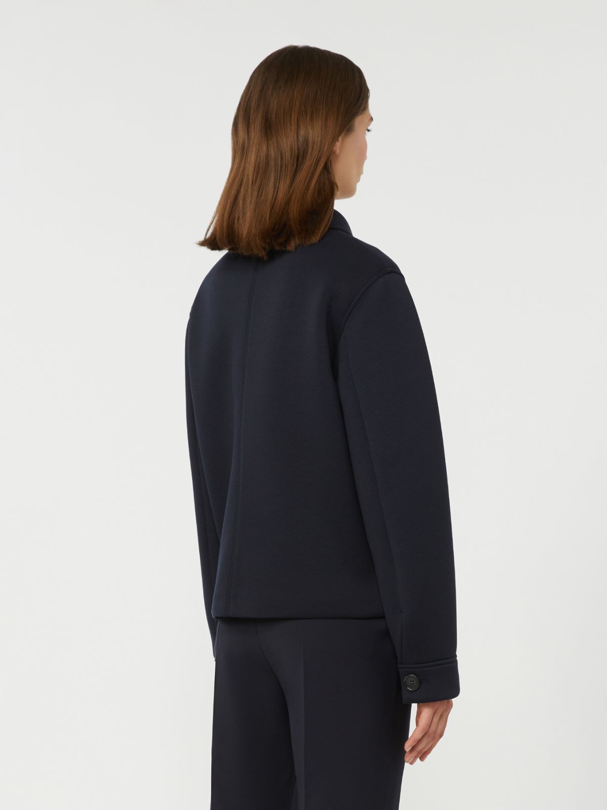 Technical jersey jacket - NAVY - Max Mara - 5