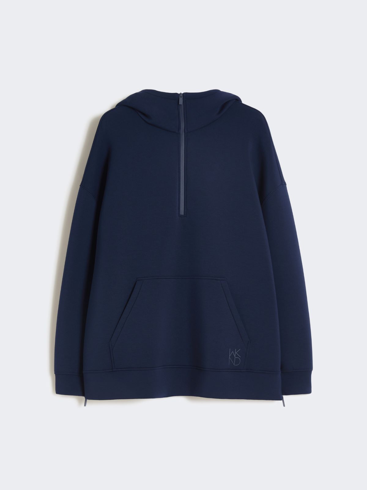 Long scuba jersey sweatshirt - NAVY - Max Mara - 10