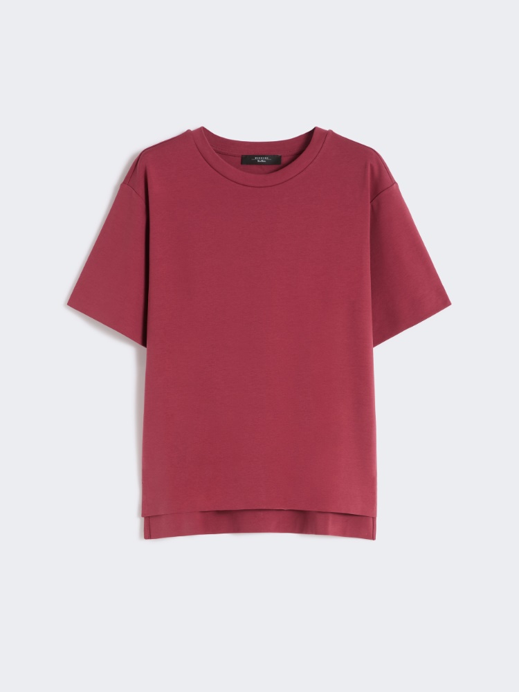 Boxy-T-Shirt aus Baumwolljersey - KIRSCHE - Max Mara - 5