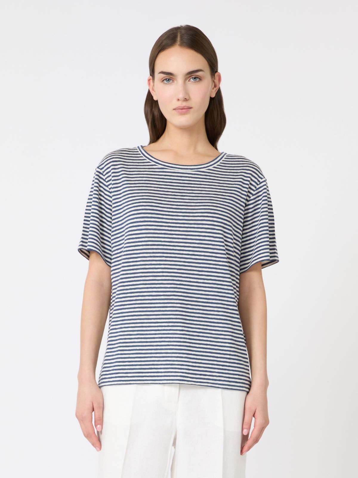 펠로타 린넨 티셔츠 - ULTRAMARINE - 2