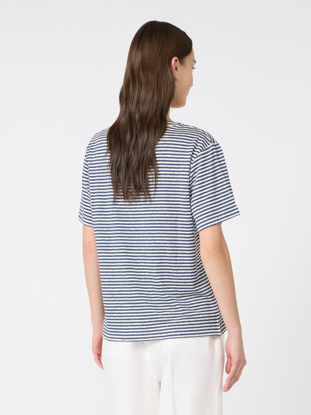 펠로타 린넨 티셔츠 - ULTRAMARINE - 3