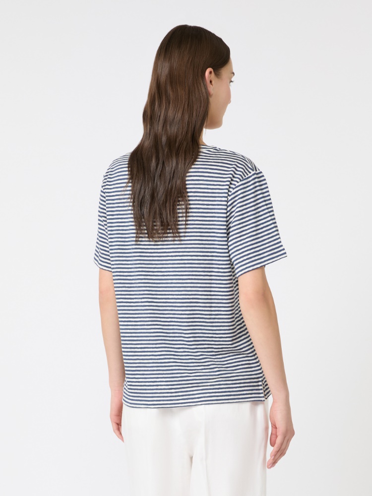 펠로타 린넨 티셔츠 - ULTRAMARINE - 3