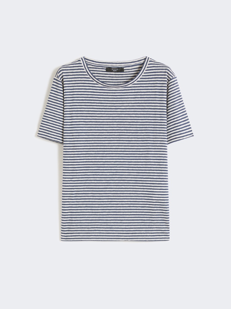 펠로타 린넨 티셔츠 - ULTRAMARINE - 5