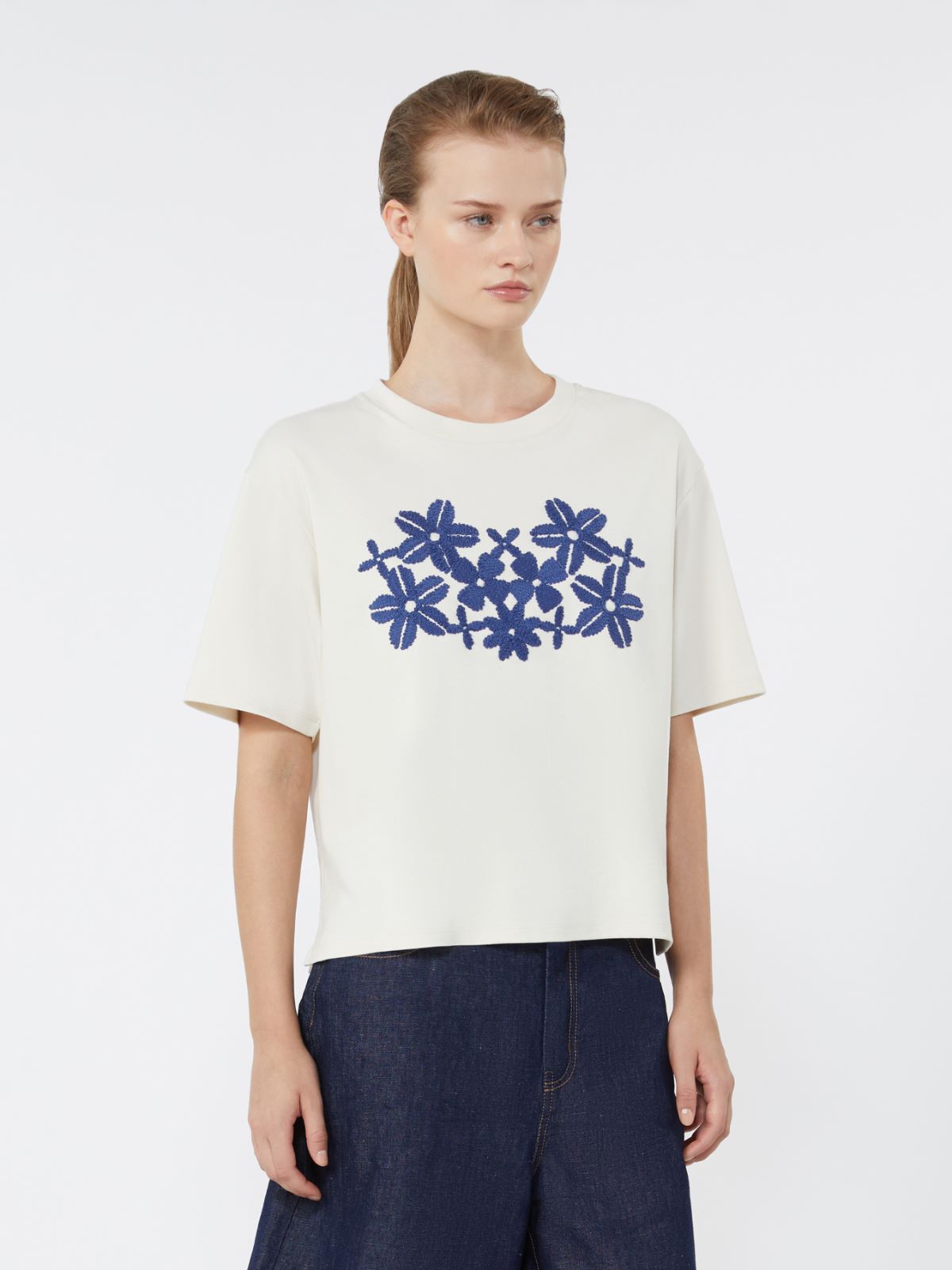 사바토 코튼 티셔츠 - ECRU - 2