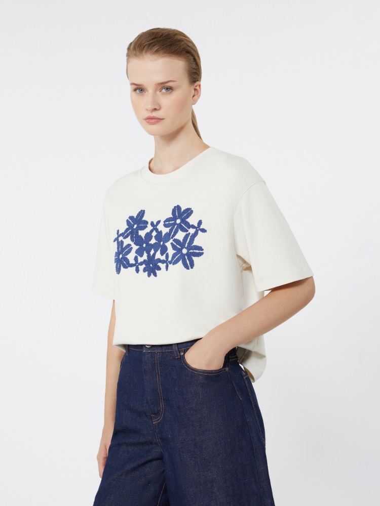 사바토 코튼 티셔츠 - ECRU - 4