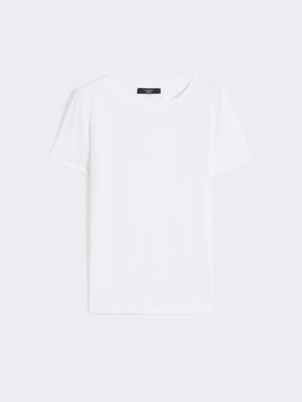 Basic cotton jersey T-shirt - WHITE - Max Mara - 5