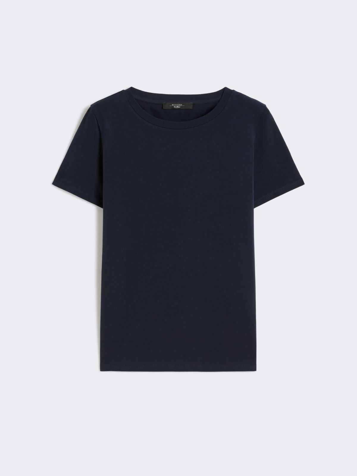 Basic cotton jersey T-shirt - NAVY - Max Mara - 6