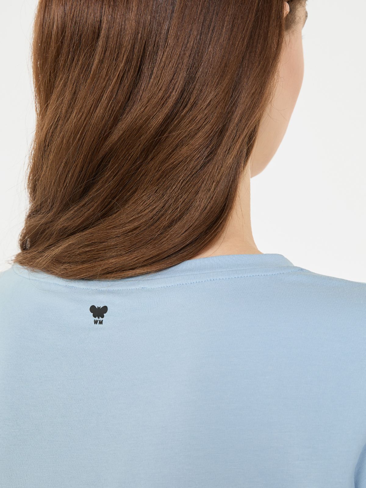 Basic cotton jersey T-shirt - LIGHT BLUE - Max Mara - 6