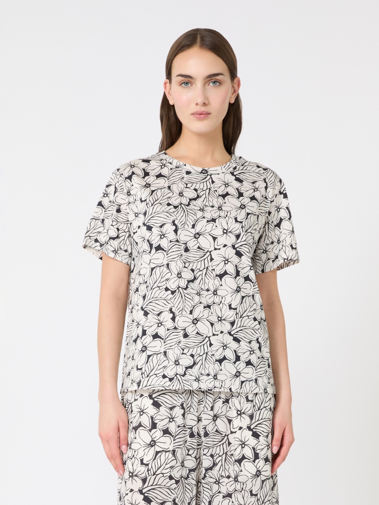 부쏠라 코튼 티셔츠 - BLACK - 2