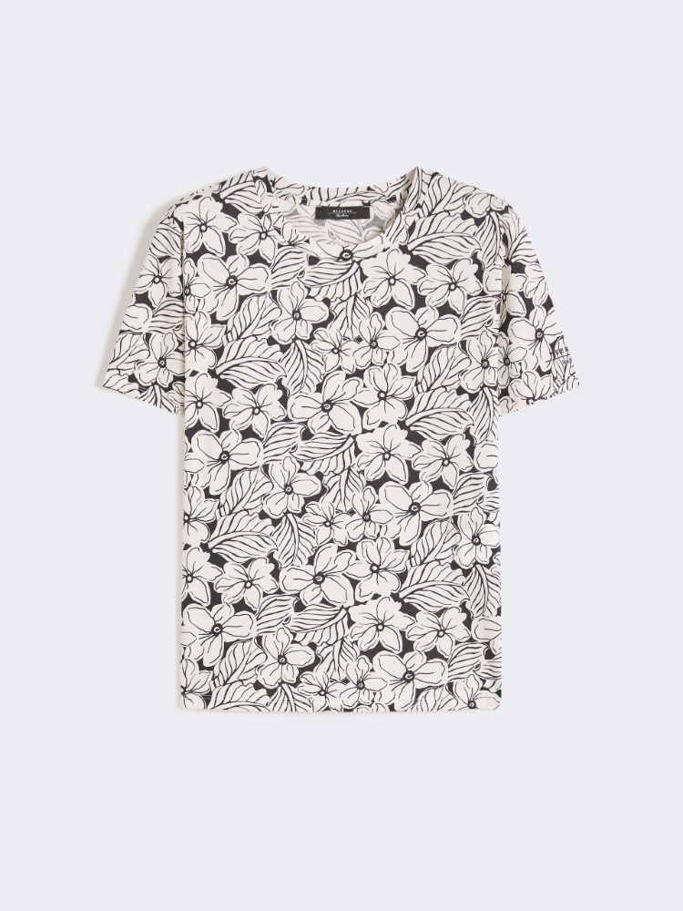 부쏠라 코튼 티셔츠 - BLACK - 5