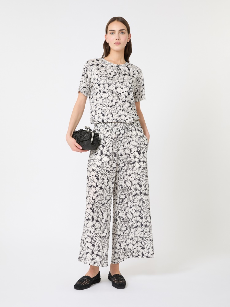 부쏠라 코튼 티셔츠 - BLACK - 1