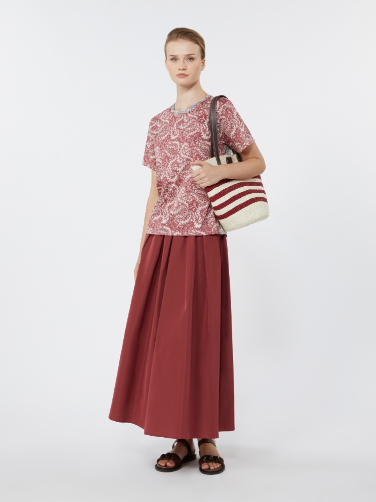 부쏠라 코튼 티셔츠 - CHERRY - 1