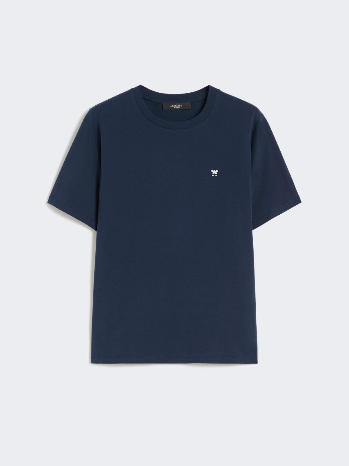Cotton basic T-shirt - NAVY - Max Mara - 10