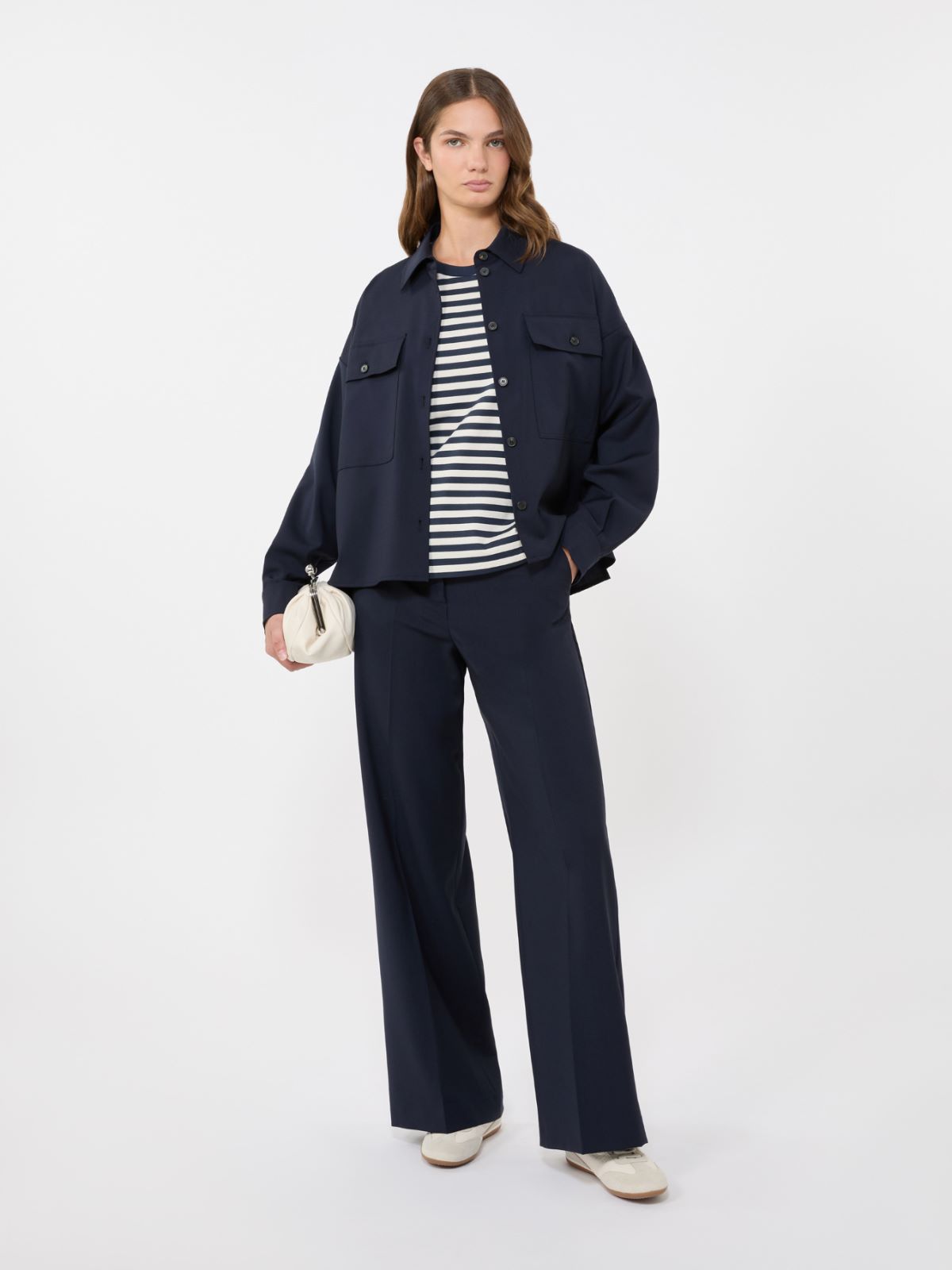 T-shirt simple en coton - ECRU - Max Mara