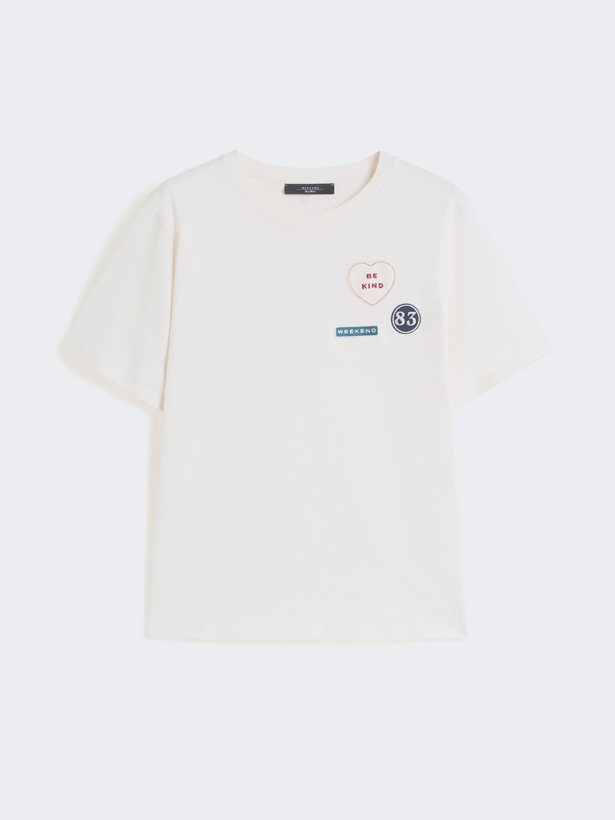 베스트 코튼 티셔츠 - ECRU - Max Mara - 5