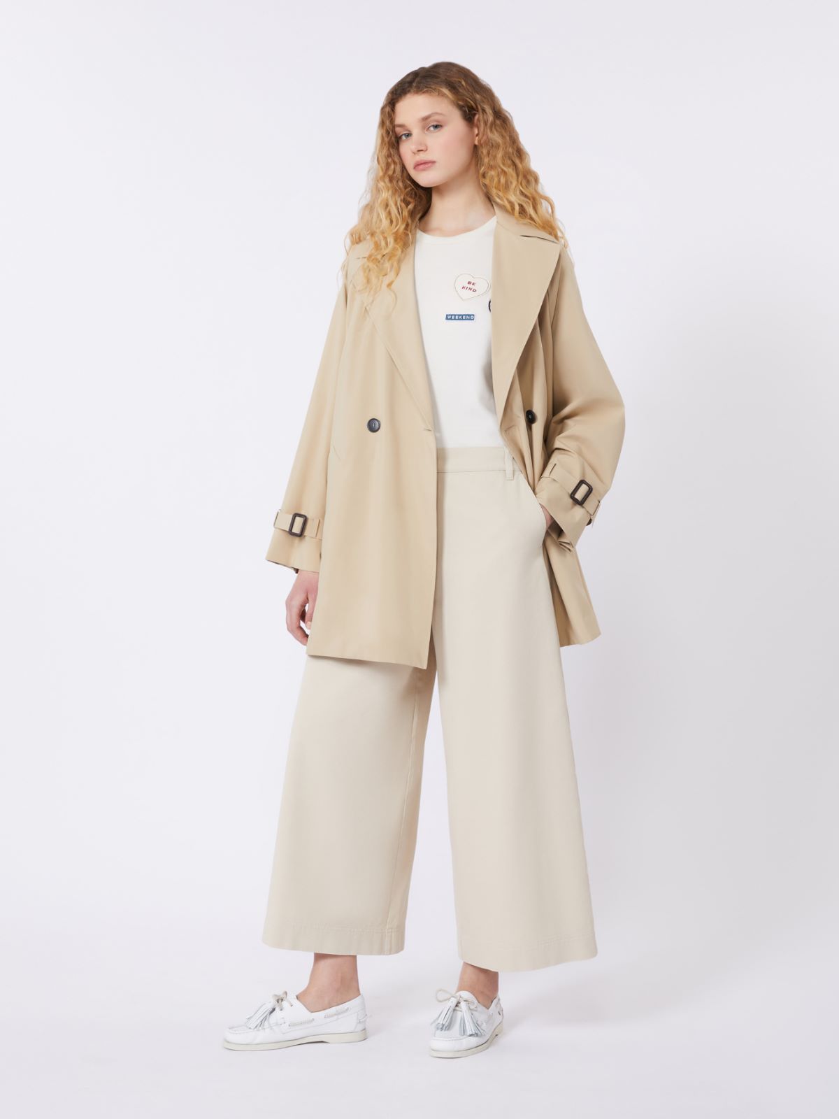 베스트 코튼 티셔츠 - ECRU - Max Mara