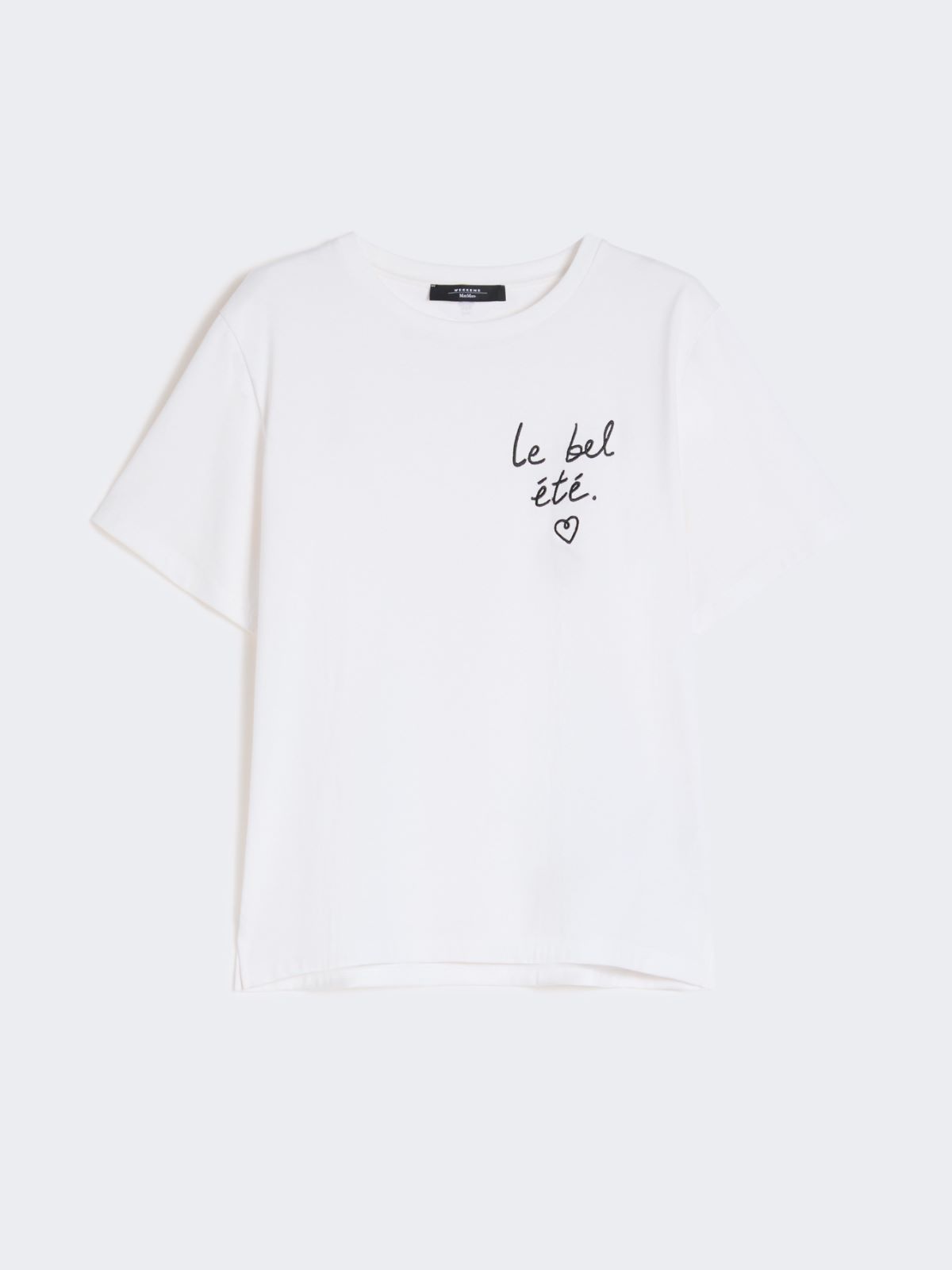 Camiseta de punto con gráficos - BLANCO - Max Mara - 6