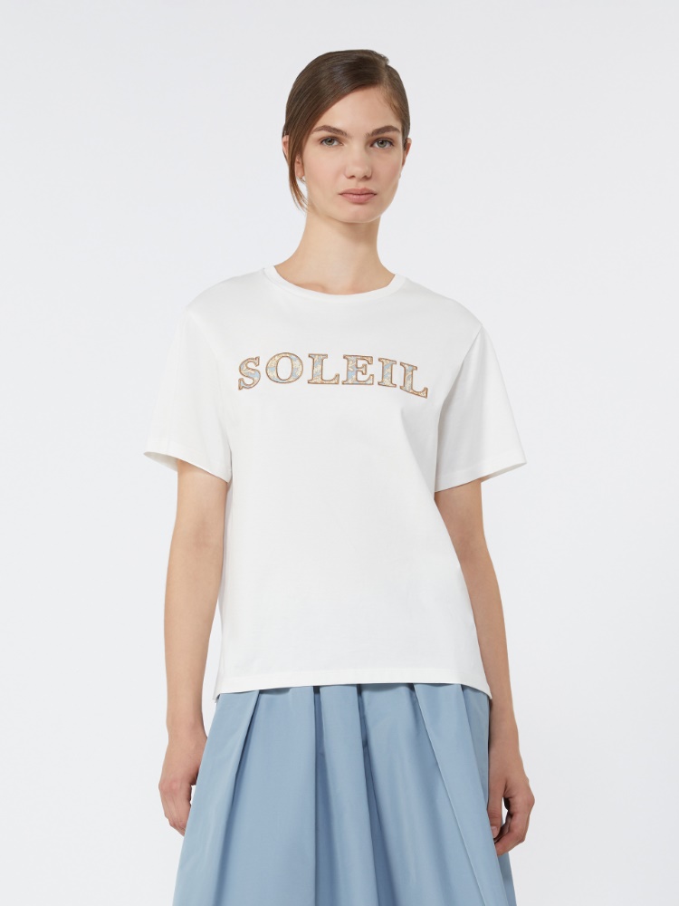 [ボーラ] ピュア コットン ジャージー Tシャツ - WHITE004 - 2